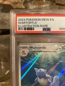 Pokemon TCG S&V 151 Wartortle Illustration Rare 2023 PSA 9 #171 REGRADE PSA 10 - Image 3