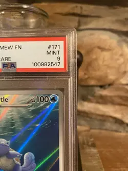 Pokemon TCG S&V 151 Wartortle Illustration Rare 2023 PSA 9 #171 REGRADE PSA 10 - Image 4