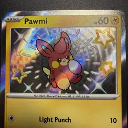 Pawmi 142/091 SV: Pokemon Paldean Fates Baby Shiny Rare Holo - Image 2