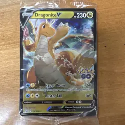 Pokemon GO Dragonite V Booster Pack TCG SWSH235 Sealed English 2022 - Image 1