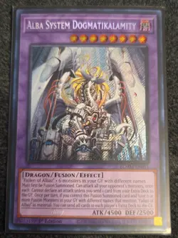 Yugioh Alba System Dogmatikalamity BLMM-EN011 Secret Rare 1st Edition - Image 1