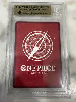 Monkey D Luffy BGS 9.5 Pristine One Piece OP01-003 Leader Romance Dawn - Image 2