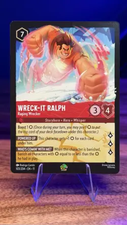 Disney Lorcana Winterspell - Wreck-It Ralph Raging Wrecker Legendary #103/204 - Image 1