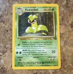 Pokemon Victreebel Jungle Holo Rare 80 HP Card 14/64 Unlimited English 1999 - Image 1