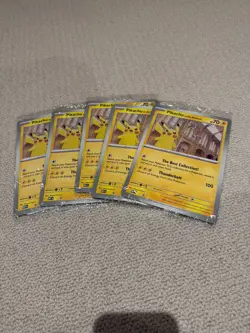 Pikachu At The Museum Pokemon Card Promo - Sealed x5 - Image 1