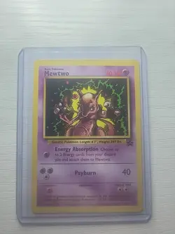 Mewtwo Promo No. 14 English Pokemon Rare Card Mint - Image 2