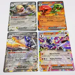Pokemon SURGING SPARKS EX Lot of 4 Cards Slaking/Scovillain/Archaludon/Ceruledge - Image 1