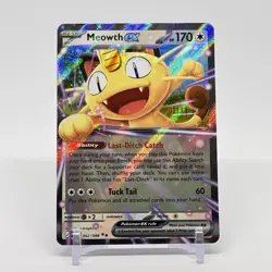 Pokemon Meowth EX 062/088 170 HP Holo Card PERFECT ORDER - Image 1