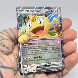 Pokemon Meowth EX 062/088 170 HP Holo Card PERFECT ORDER - Image 3