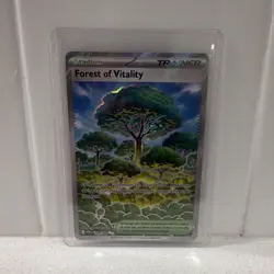 Pokemon Forest of Vitality POR: Trainer Stadium Foil Card 2023 - Image 1