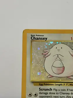 Pokemon Card Chansey Base Set 2 Holo Rare 3/130 LP - Image 3