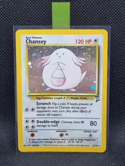 CHANSEY 3/130 (Exc-LP) Holo Rare Base Set 2 2000 - Pokemon Card WOTC - Image 1