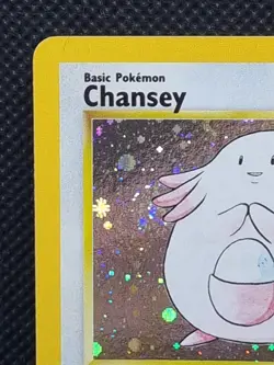 CHANSEY 3/130 (Exc-LP) Holo Rare Base Set 2 2000 - Pokemon Card WOTC - Image 3