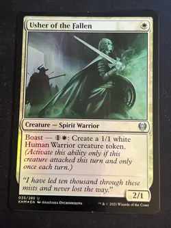 1x Foil Usher of the Fallen (35) Kaldheim LP MTG Magic the Gathering x1 MKE - Image 1
