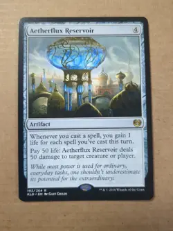 MTG Magic The Gathering - Aetherflux Reservoir – Kaladesh LP - Image 1