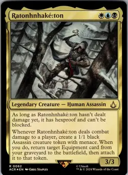 Ratonhnhake:ton 62 - Universes Beyond: Assassin's Creed NM - MTG TCG - Image 1