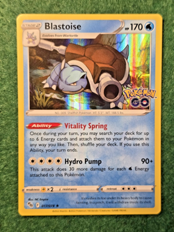 Blastoise - Rare Holo - 017/078 Pokemon tcg: Pokemon Go Card - Nm - Image 1