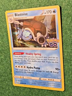 Blastoise - Rare Holo - 017/078 Pokemon tcg: Pokemon Go Card - Nm - Image 4