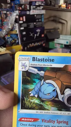 Pokemon Go Blastoise Card 017/078 Holo Reverse Holo Rare Bundle - Image 3