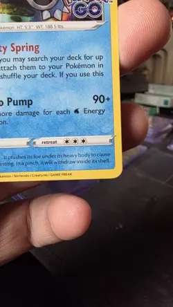 Pokemon Go Blastoise Card 017/078 Holo Reverse Holo Rare Bundle - Image 5