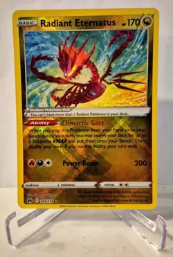 Radiant Eternatus 105/159 Crown Zenith Radiant Rare NM 2023 Pokemon TCG - Image 1