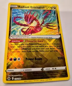 Radiant Eternatus 105/159 Crown Zenith Radiant Rare NM 2023 Pokemon TCG - Image 5