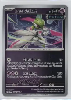 Iron Valiant Reverse Foil Pokemon SV05: Temporal Forces #079 - Image 1