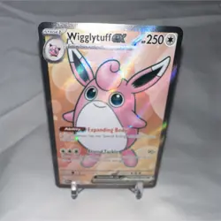 Pokemon Wigglytuff EX Holo Rare MEW EN 187/165 Saki Hayashiro 2023 - Image 1