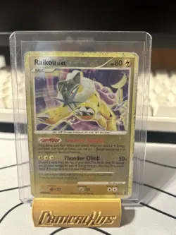 Pokemon Raikou Secret Wonders Reverse Holo Rare 16/132 English Card - DMG - Image 1