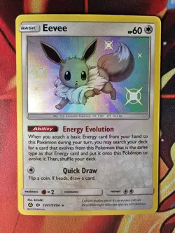 Eevee SV41/SV94 - Hidden Fates: Shiny Vault Holo Rare - Pokemon TCG - Image 1