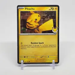 Pikachu STAMPED PROMO 051/162 POKEMON DAY 2026 - Image 1