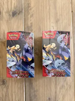 Pokemon TCG Destined Rivals Half Booster Box X2 Sealed Brand New 36 Packs - Image 4