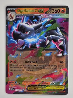 Mega Charizard X ex #13 Pokemon Phantasmal Flames 2025 Mint Condition - Image 1