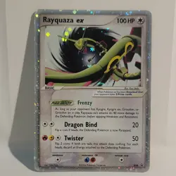 Pokemon Rayquaza ex Nintendo Promo 039 Basic Holo 100 HP Dragon Ryo Ueda - Image 1