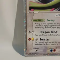 Pokemon Rayquaza ex Nintendo Promo 039 Basic Holo 100 HP Dragon Ryo Ueda - Image 3