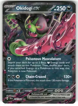 Okidogi ex 036/064 Double Rare Shrouded Fable Pokemon NM - Image 1