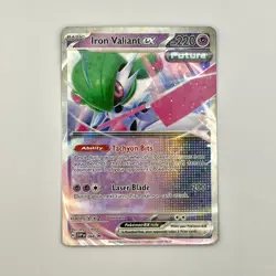 Pokemon 🔮 Iron Valiant ex SVP068 Black Star Promos Holo Rare! NM - Image 1