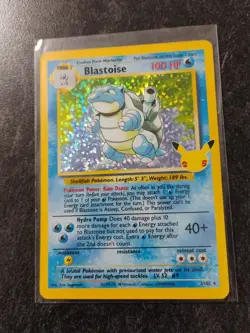 Pokemon TCG Blastoise 25th Anniversary Celebrations Classic Collection 2/102 - Image 1