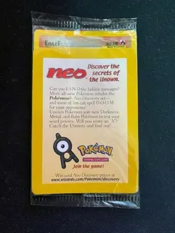 25 - Pokemon Promotional (Promo) Set REVERSE HOLO Entei #34 - FACTORY SEALED!!! - Image 1