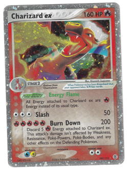 Pokemon Charizard EX Fire Red & Leaf Green Holo Rare 105/112 HP - Image 1