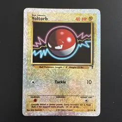 2002 Pokemon Legendary Collection #97 Voltorb Reverse Holo Foil - Image 1