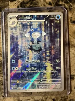 Pokemon Poliwhirl Sv: Scarlet & Violet 151 Illustration Rare Holo 176/165 90 HP - Image 1