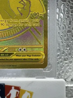 Mega Charizard X ex Gold Hyper Rare 130/094 Pokemon Phantasmal Flames English - Image 4