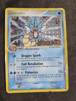 🔥GYARADOS Reverse Holo Rare #8/107 2005 Pokemon EX Deoxys - Image 1