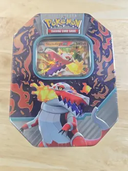 Sealed Pokemon TCG Paldea Partners Tin featuring Skeledirge ex - Image 2