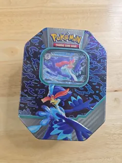 Pokemon TCG Paldea Partners Tin Quaquaval Ex 4 Booster Packs New/Sealed - Image 1