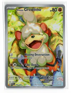Hisuian Growlithe 181/167 Sv06: Pokemon Twilight Masquerade Holo - Image 1