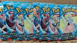 EIGHT Journey Together Booster Packs Pokemon TCG Scarlet & Violet - Image 1