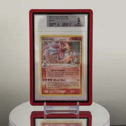2006 POKEMON EX HOLON PHANTOMS GOLD STAR #102 GYARADOS-HOLO BGS 9, 10 Centering! - Image 1