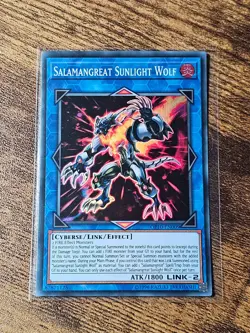 Salamangreat Sunlight Wolf OP10-EN009 Super Rare (NM+) YuGiOh - Image 1